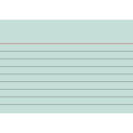 Brunnen Index Cards 180 g/m² Lined A7 Landscape