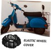 FOMIYES Elastic Wheelchair Wheel Covers 40pcs Tire Protection Sleeves for