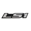 ERPART LS1 Embossed Silver on Black on Highly Polished Silver