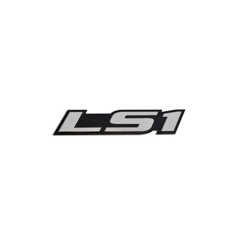 ERPART LS1 Embossed Silver on Black on Highly Polished Silver