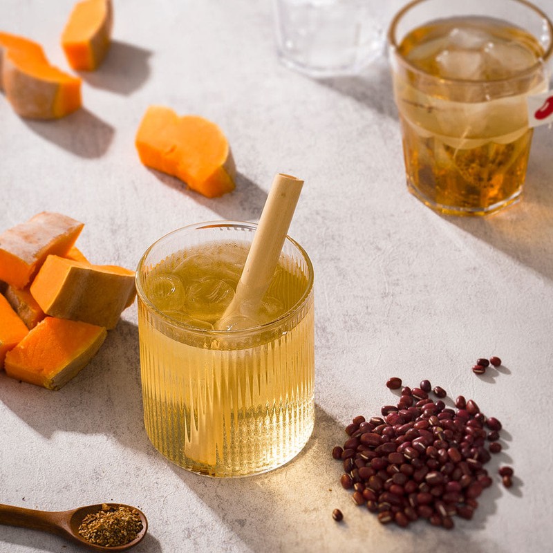 Tungtung Star Pumpkin Red Bean Tea