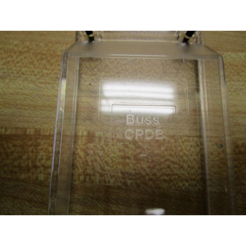 Bussman CPDB-1 Terminal Block Cover, 2-Pole, Series-163, Clear