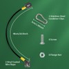 UYCCIMB Trash Can Locks for Animals Stop from Rummaging Metal