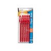 Paper Mate Erasermate Stick Medium Tip Ballpoint Pens, 5 Red