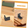 Tofficu 10pcs Non Slip Rubber Leg Caps for Furniture Feet