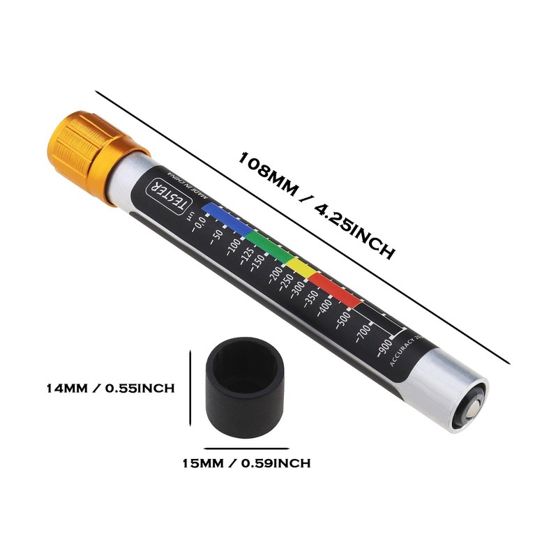 LT Easiyl Car Paint Tester with Magnetic Tip Scale for