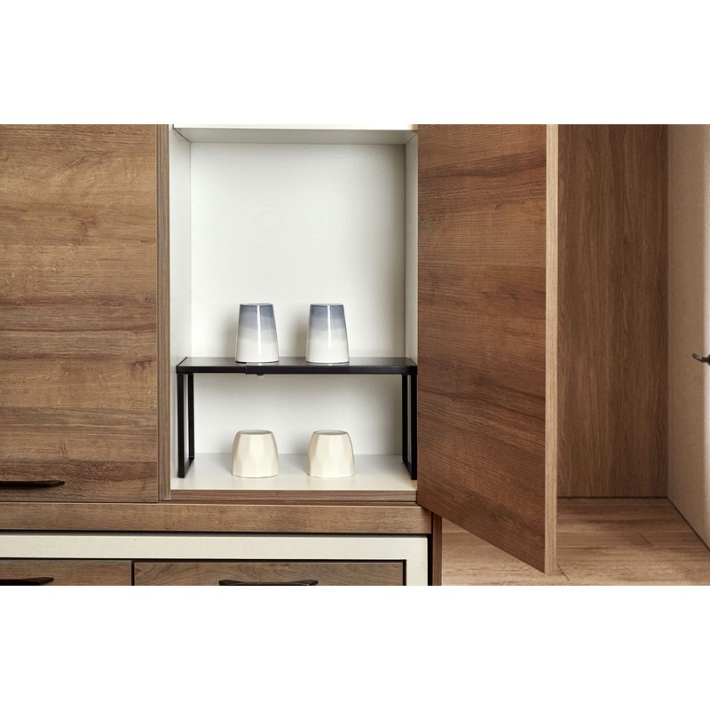 Nxconsu Cabinet Shelf Expandable Organizer Riser Rack for Kitchen Pantry