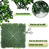 DOPGIB Artificial Boxwood Roll Panels,140"x 40"(39.2 SQFT) UV-Anti Faux Ivy