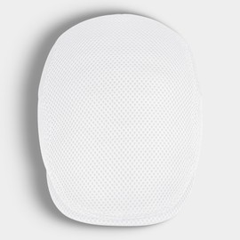 PivotWing Men's Flat Cap Lightweight Breathable Flat Cap Soft Mesh Summer Hat, White, 55-59