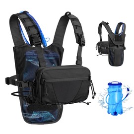 VOTAGOO Lightweight Running Hydration Vest Backpack with 2L Water Bladder Bag Daypack for Hiking, Cycling, Hunting and Climbing for Women Men