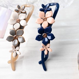 Prettyou Hair Clip, Acetate Hair Clip,flower Banana Hair Clips French Barrettes Jaw Clip, Hairpin - Durable for Everyday Use， (blue)