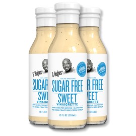 G Hughes Sugar Free Sweet Vinaigrette Dressing - Sugar Free Vinaigrette Dressing, Gluten Free Salad Dressings, Sugar Free Vinaigrettes - 12 Oz (3-Pack)