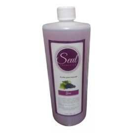 Seul Cosmetics Aceite Para Masajes Spa ,cuidado Corporal (uva) 1lito.