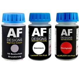 Alex Flittner Designs Paint Pen Suitable for Pontiac WA9075 Torch Red Clear Varnish Primer Car Paint Set