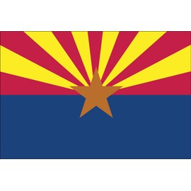 State Flag of Arizona Sticker (car Decal)