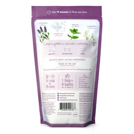 Village Naturals Therapy, Nighttime Foaming Epsom Soak, 36 Oz, Pack of 3