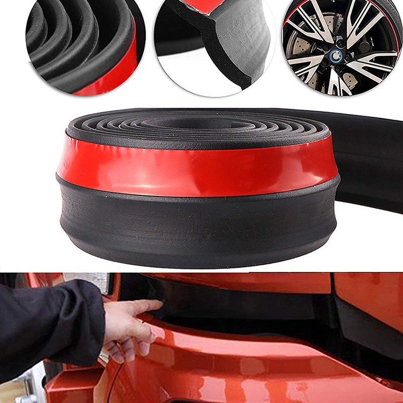 Car Front Rear Bumper Protector, 2.5M/8.2FT Universal Car Bumper Strips