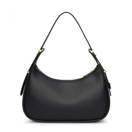 snobella Shoulder Bags for Women, Womens Handbags – Black Purse Designer Handbags for Women, Small Black Purse, Mini Trendy Cute Y2K Bag, Spring 2025 Hobo TOTE PU leather Hand Bag