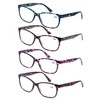 HEEYYOK Reading Glasses Women 4 Pack Ladies Oversized Readers 1.5
