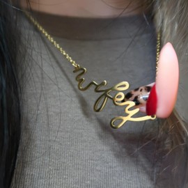 Kc Chic Designs Flame Fatale 316L Wifey Stainless Steel Necklace | Water and Tarnish Resistant | Hypoallergenic, Lead, Nickel & Brass Free | Gift for Her, Engagement, Bride, Marriage, Gift for Mom