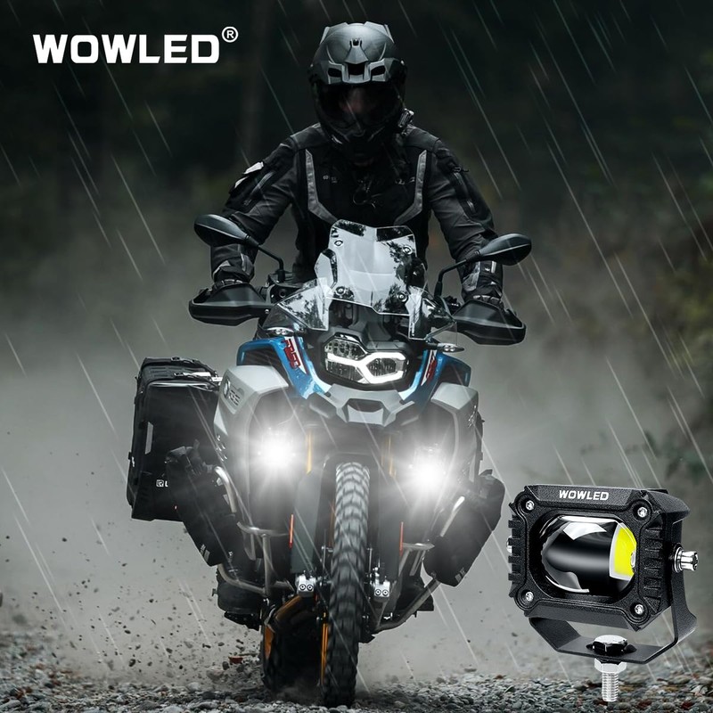 WOWLED 2.8 Inch Cube LED Spotlight, 2 Pack White Light