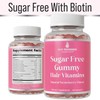 Plant-Based Sugar Free Hair Skin and Nails Gummy Vitamins. Delicious