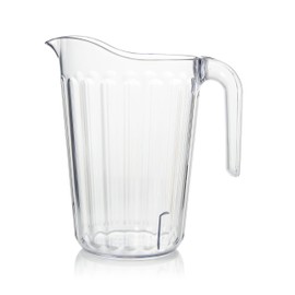 Arrow Home Products Clear Plastic Pitcher, 60 Ounce - Space-Saving Stackable Design - Fill with Ice Water, Beer or Juice - Ideal for Bars and Restaurants - Made in the USA, BPA Free, Dishwasher Safe