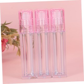 Baluue Lip Oil Lip Moisture Vials 10pcs 6.5ml Roll-On Lip Bottle Pink Lid
