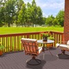 Goovilla Plastic Interlocking Deck Tiles, 9 Pack Patio Deck Tiles,