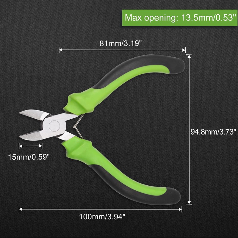LEONTOOL 4 Inch Diagonal Cutting Pliers Spring Loaded Diagonal Wire