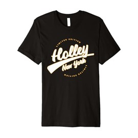 Retro Athletic Holley NY Apparel Premium T-Shirt