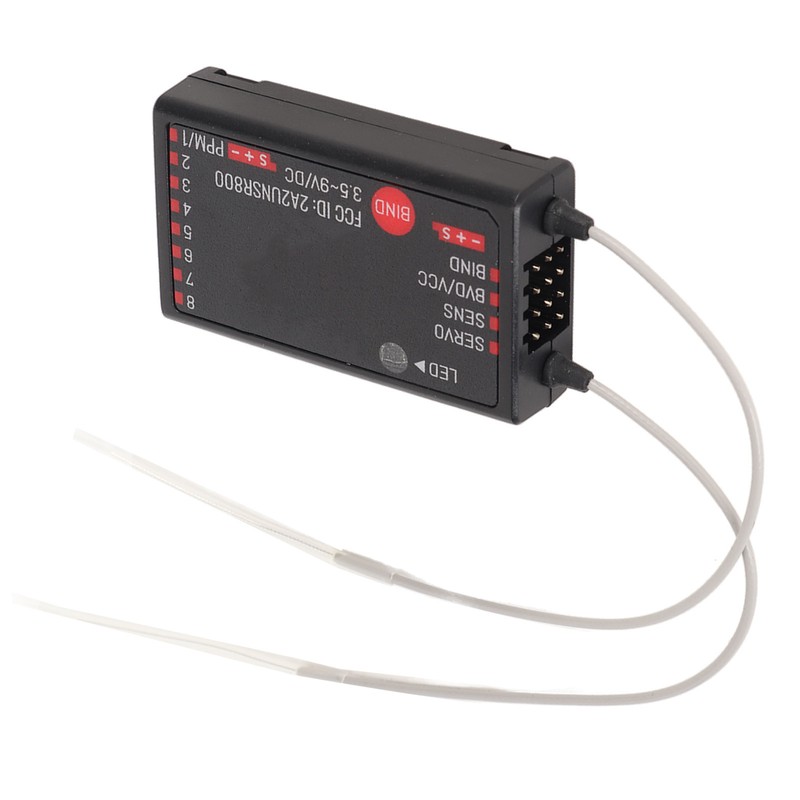 FS SR8 2.4GHz 8 Channel Receiver Double Antenna Bidirectional Receiver