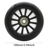 Z-FIRST 100mm Scooter Wheels - 100mm Pro Kick Scooter Wheels