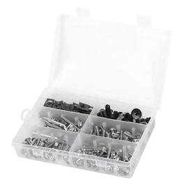 Motorcycle Fairing Screws Kit 173 Pieces Fairing Fixing Fairing Nuts Windscreen Body Screws Hardware for Motorcycles (Splitter)
