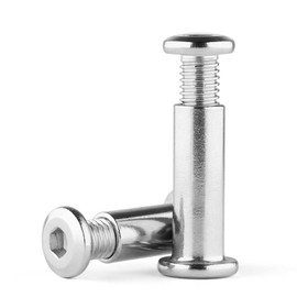20pcs Screw Post M4 Belt Buckle Binding Bolts 304 Stainless Steel Furniture Sneaker (M4*20)