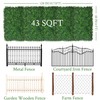 DOPGIB Artificial Ivy Privacy Fence Screen:48"x 128" (43 SQFT) 4-Layer