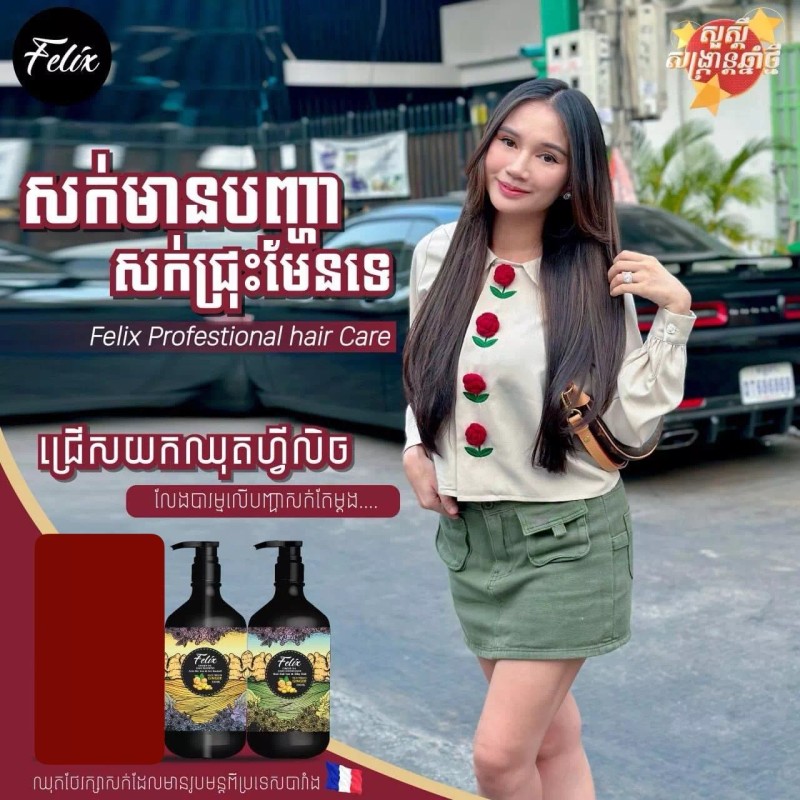 Felix 1 Set Felix Professional Hair Care ឈុតសាប៊ូកក់សក់