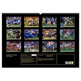 American Football - mein Sport (Wandkalender 2026 DIN A2 quer), CALVENDO Monatskalender