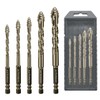 5-Piece Masonry Drill Bit Set for Tile, Glass, Ceramic, Brick,