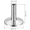 sourcing map 2pcs Stainless Steel 304 KF25 Flange to 10mm