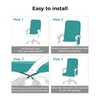 DecorLovee Fall Botanical Office Chair Covers Stretchable Computer Gaming Chair