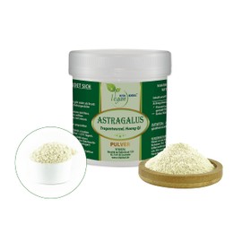 VITAIDEAL VEGAN® Astragalus - Root (Tragan Root Astragal Huang Qi) Powder 100 g Including Measuring Spoon, Pure Natural without Additives