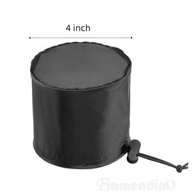 Framendino, 2 Pack Grow Tents Vent Cover, 4 Inch Grow Tents Vent Filter Cover with Elastic Band and Fixed Buckle to Dust-Proof for Plant Grow Tent Vent
