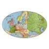 CafePress Map of Europe Oval Car Bumper Sticker