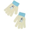 Bluey Big Kids Knit Hat and Gloves Set (White, One