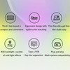 Gaming Keyboard USB 61 Keys RGB Backlit Ergonomic Contrast Color