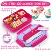 QQKO Bento Box for Kids Adults, School Toddler Lunch Box