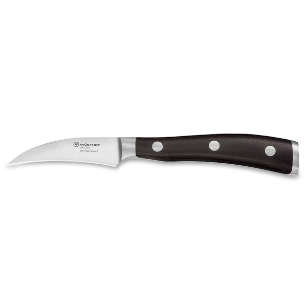 Wüsthof Ham Knife, Forged Double Chopper, Extremely Sharp Meat Knife with Stainless Steel Blade, Grenadill Wood