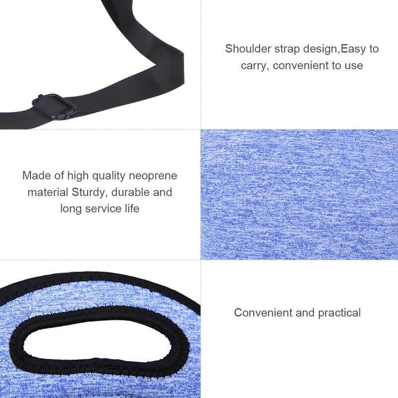 Neoprene Shoulder Strap Sports Bag Insulation Lunch Food Bag for