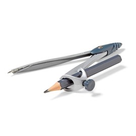 hand2mind Student Math Geometry Compass, Silver, Precision Tool for Geometry, Math, Drafting (Pack of 10)